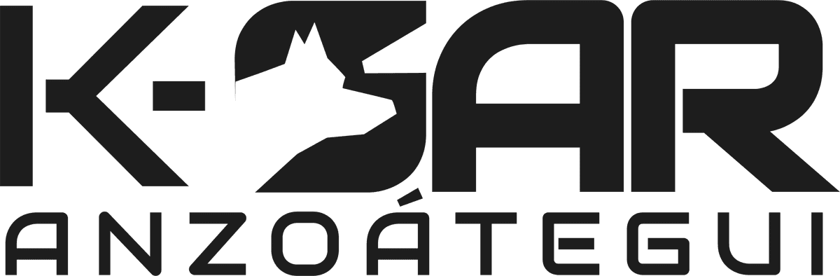 Logo oficial K-SAR Anzoátegui — unidad canina de búsqueda y rescate